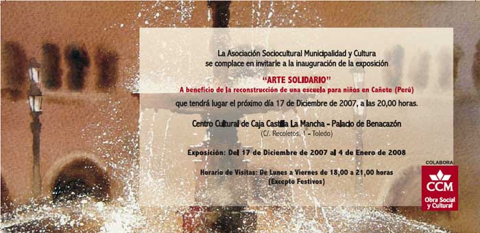 InvitaciÃ³n Arte Solidario